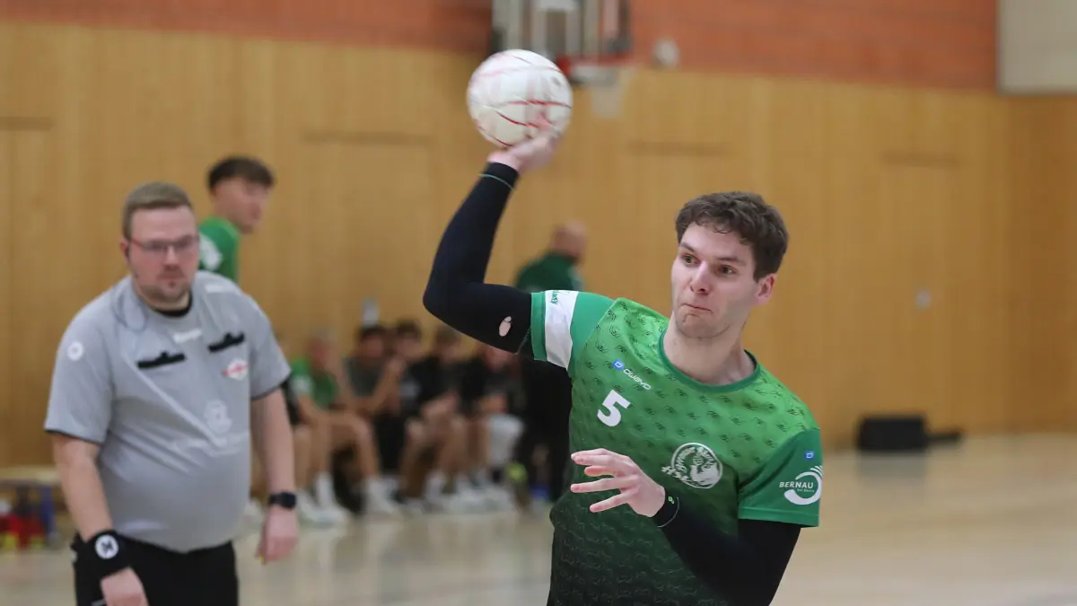 Schwedt, 19.10.2025: Handball, Männer, Verbandsliga Nord, SG Uckermark - HSV Bernauer Bären, Philip Schönau