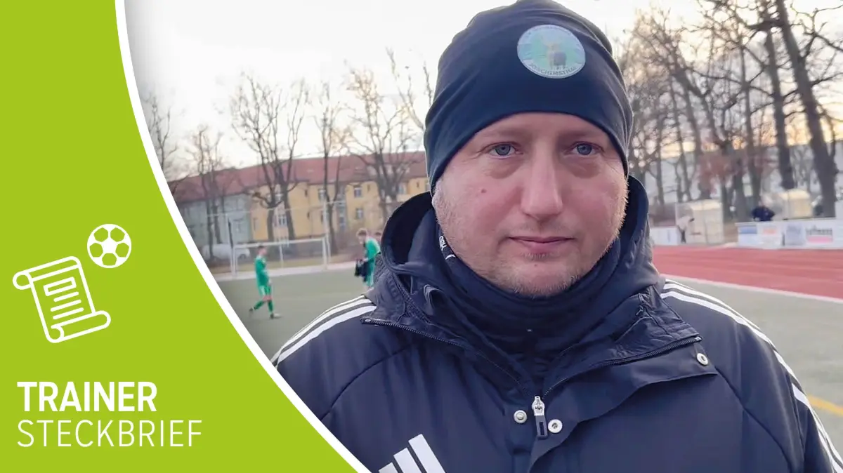 Andy Lindt, Cheftrainer des FSV Schorfheide Joachimsthal in der Landesklasse-Nord-Saison 2025/26, im Steckbrief.