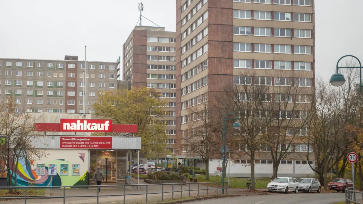 Der Frankfurter Brennpunkt Pablo Neruda Block.