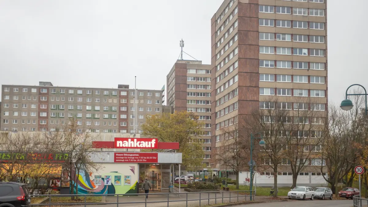 Der Frankfurter Brennpunkt Pablo Neruda Block.