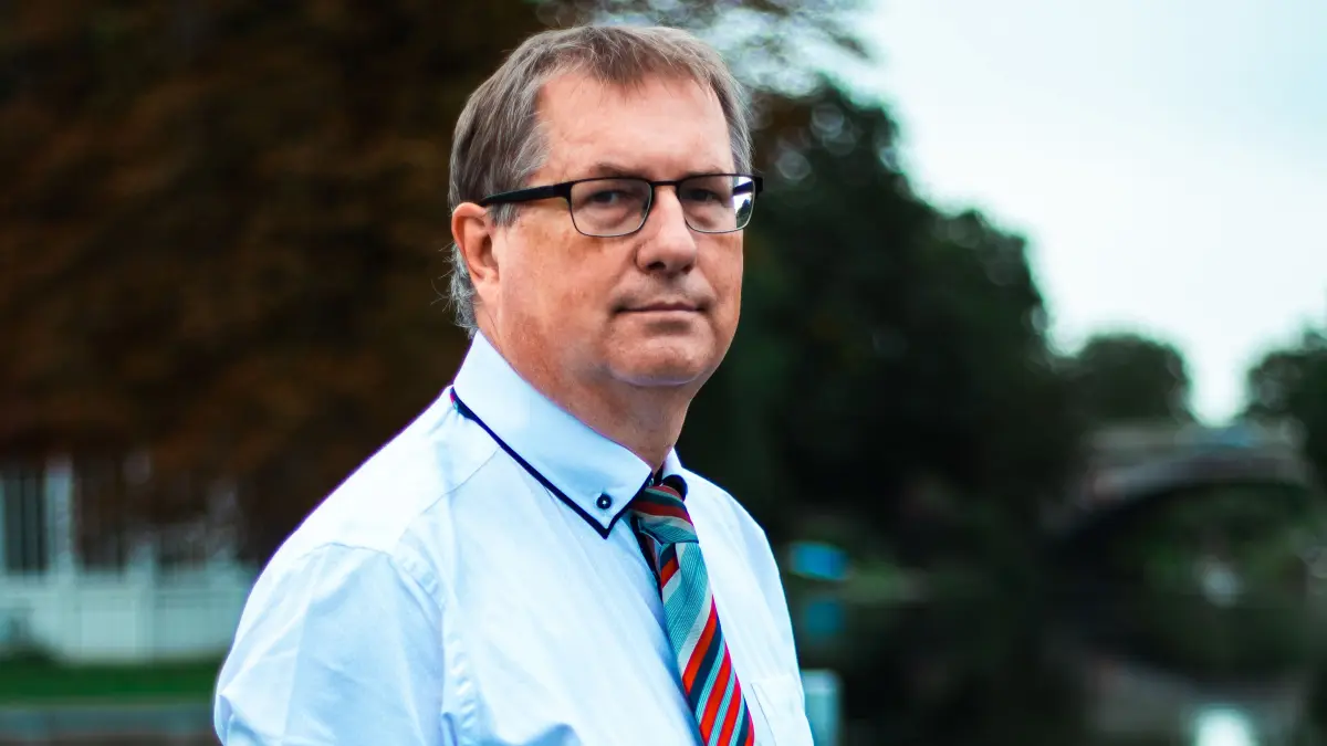 Guido Dubielzig will Bürgermeister von Rüdersdorf werden. Das frühere SPD-Mitglied wurde von der AfD nominiert.