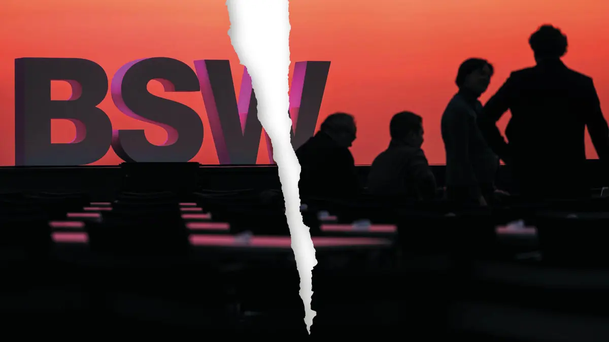 Ein Riss geht durch das BSW in Brandenburg. Vier Landtagsabgeordnete treten aus.