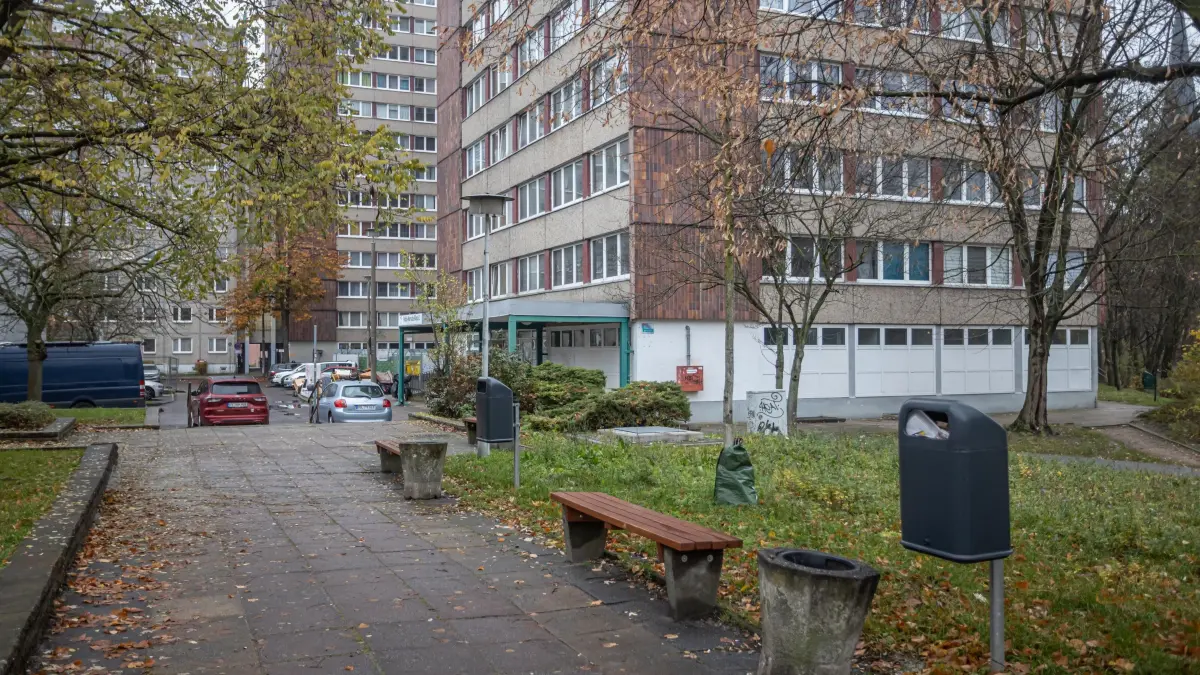 Der Frankfurter Brennpunkt Pablo Neruda Block.