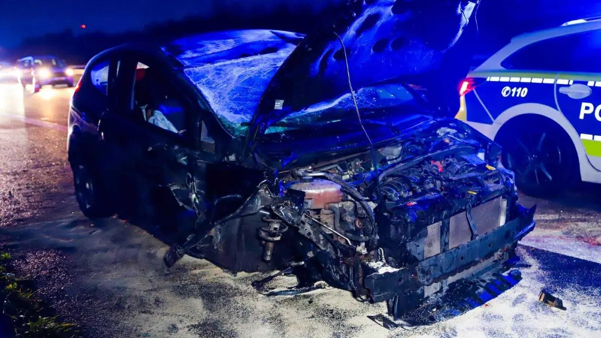 Unfall auf der A10 am 11.11.