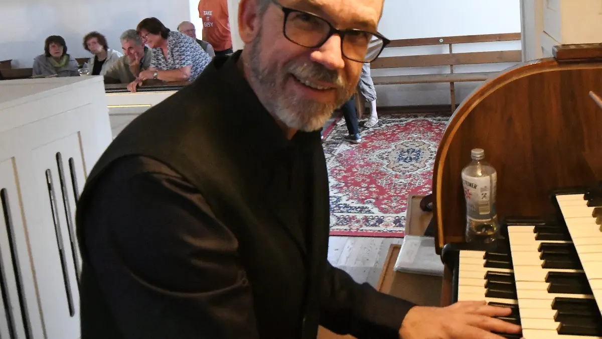 Konzert: Kantor Michael Schütz hat mit seinem Konzert in Klitten begeistert.
