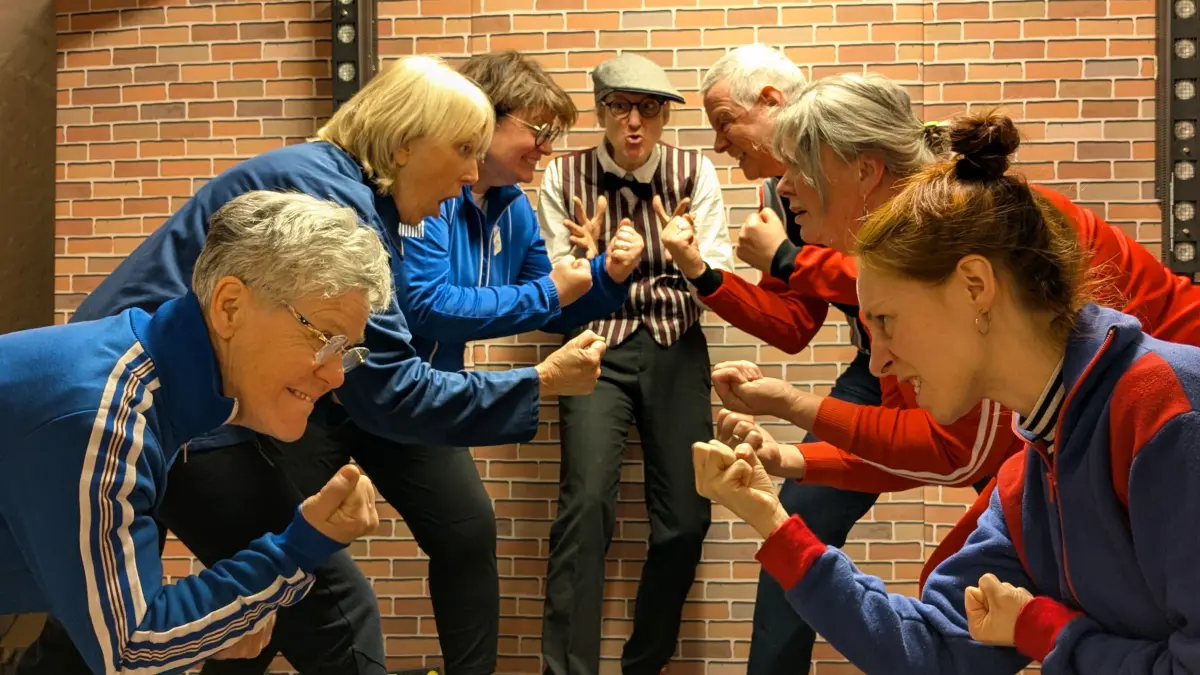 Beeskow. Improgruppe "Die Spreeenten", Improvisationstheater. 05.04.2025 Foto: Lars Kockjoy