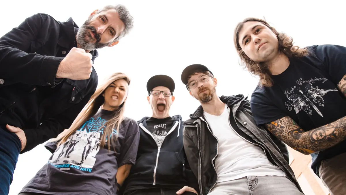 Boston. Band „The Promised End“ aus Boston (USA). Datum unbekannt. Foto: The Promised End