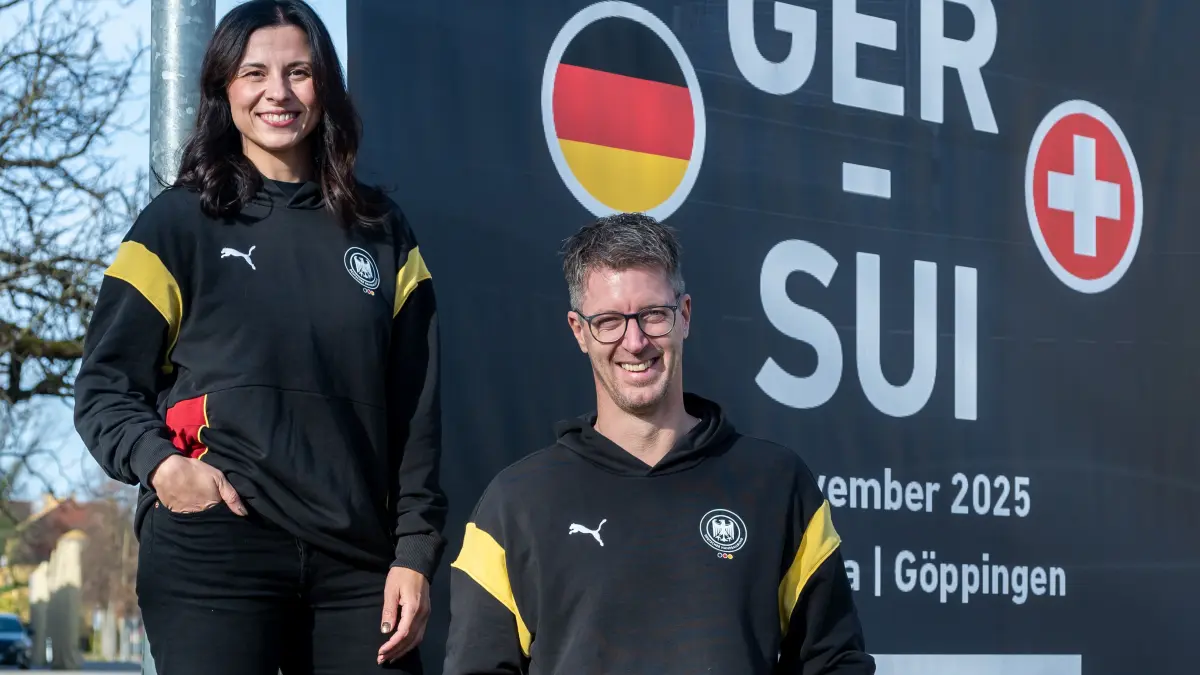 Spor Sport Handball Handball-Bundestrainer Frauen Markus Gaugisch und Torwartnationaltrainerin Jasmina Jankovic-Rebmann