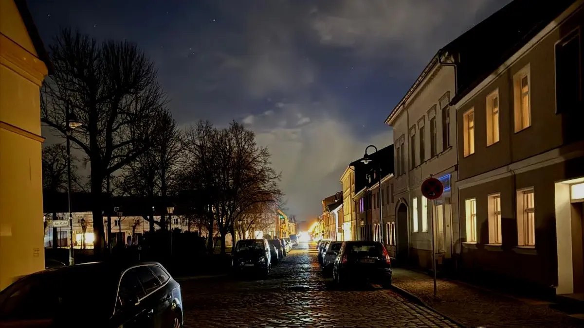 Ausfall der Straßenbeleuchtung in der Berliner Straße in der Altstadt Altlandsberg