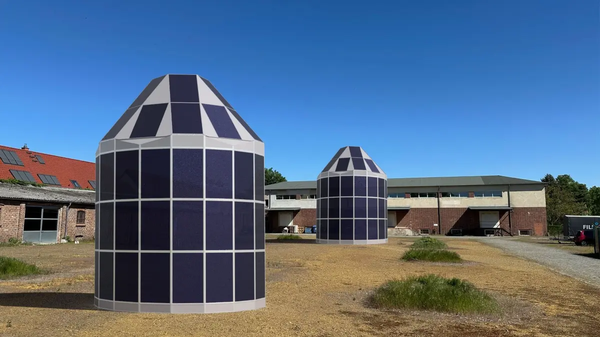 Mit diesem futuristisch aussehenden Solar-Iglu gewann das Fürstenwalder Unternehmen SWH Innovations den diesjährigen Gründerpreis für die Region Oderland-Spree.