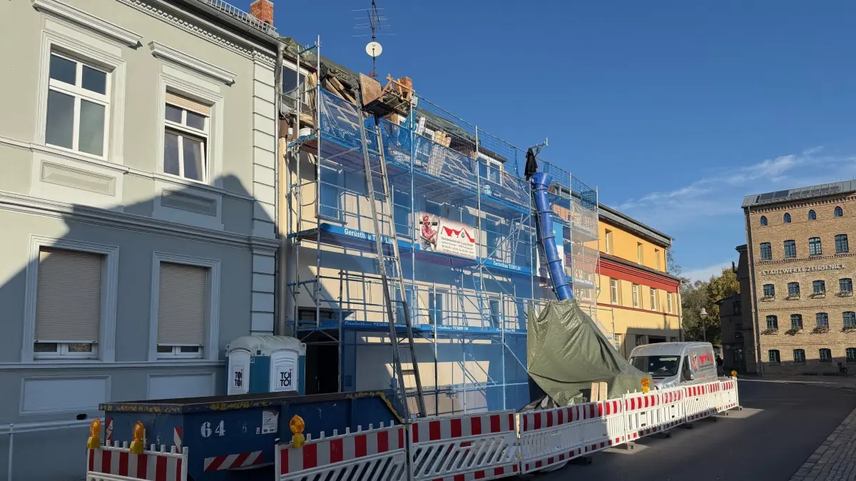 Mühlenstraße 30 Zehdenick Altbau der Gewo wird saniert