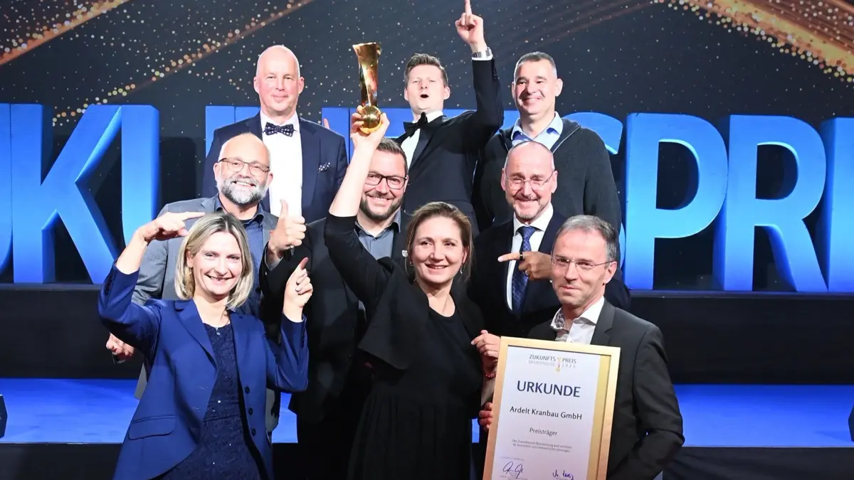 Zukunftspreis 2025, Kranbau Ardelt