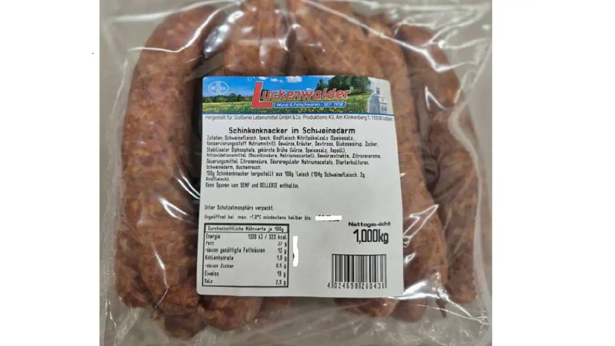 Um diese Schinkenknacker geht es bei dem Rückruf.