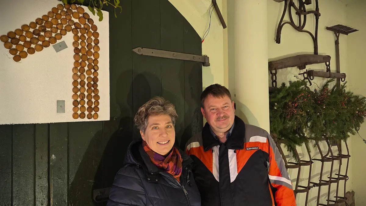 Familie Kunz aus Königs Wusterhausen eröffnet den Lebendigen Adventskalender