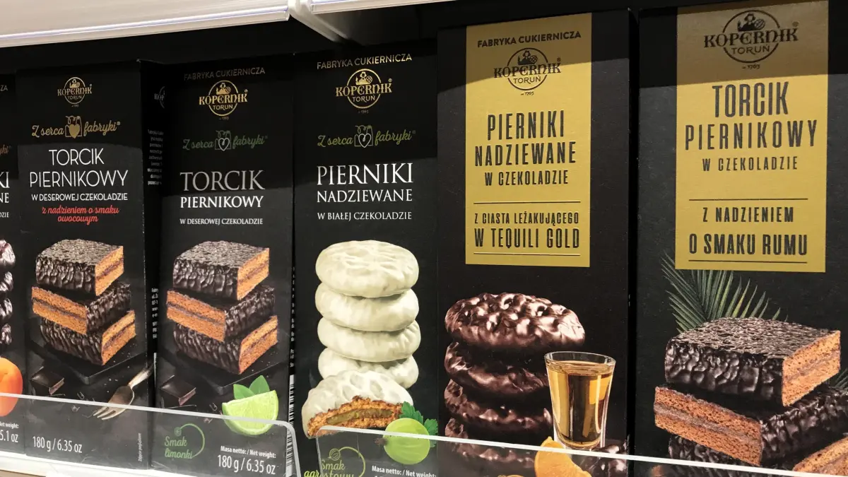Slubice. Intermarché. Lebkuchen Spezialitäten. 01.12.2025 Foto: Frank Groneberg