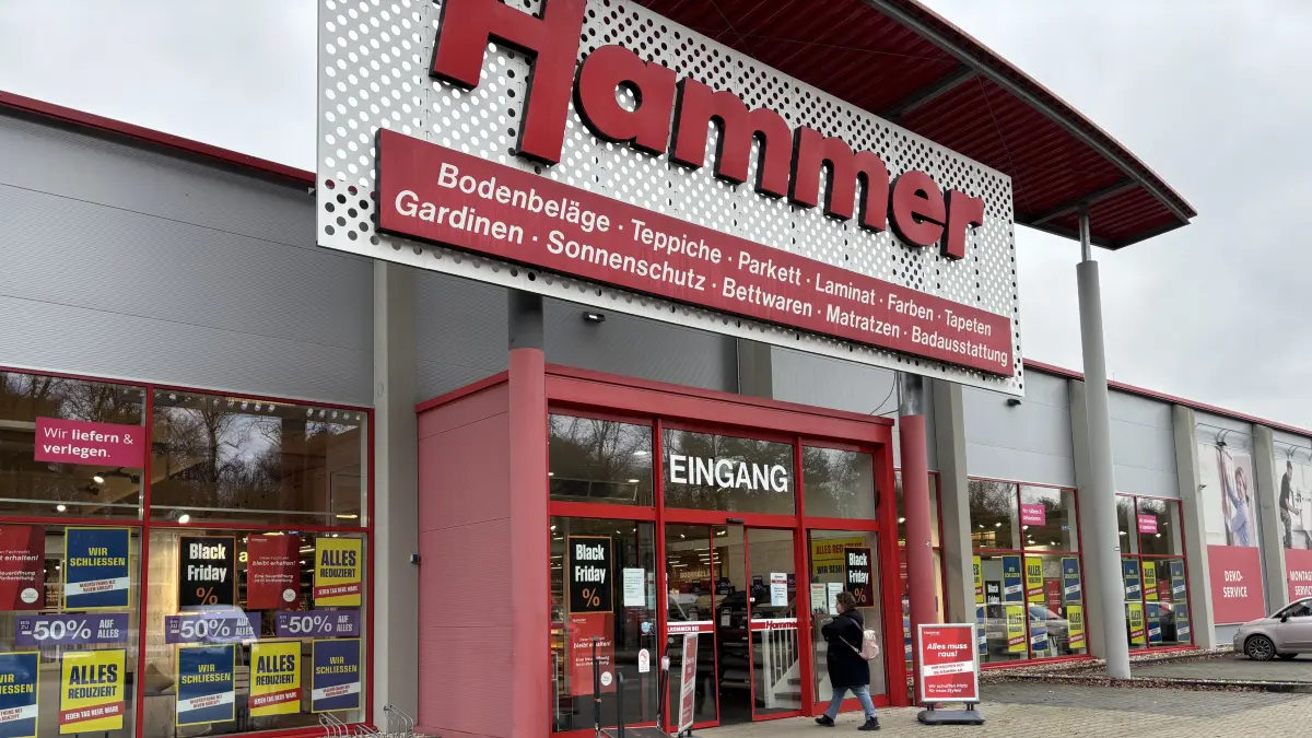 Hammer-Filiale in Bernau: Täglich fragen Kunden hier, wie es mit der Filiale weitergeht.