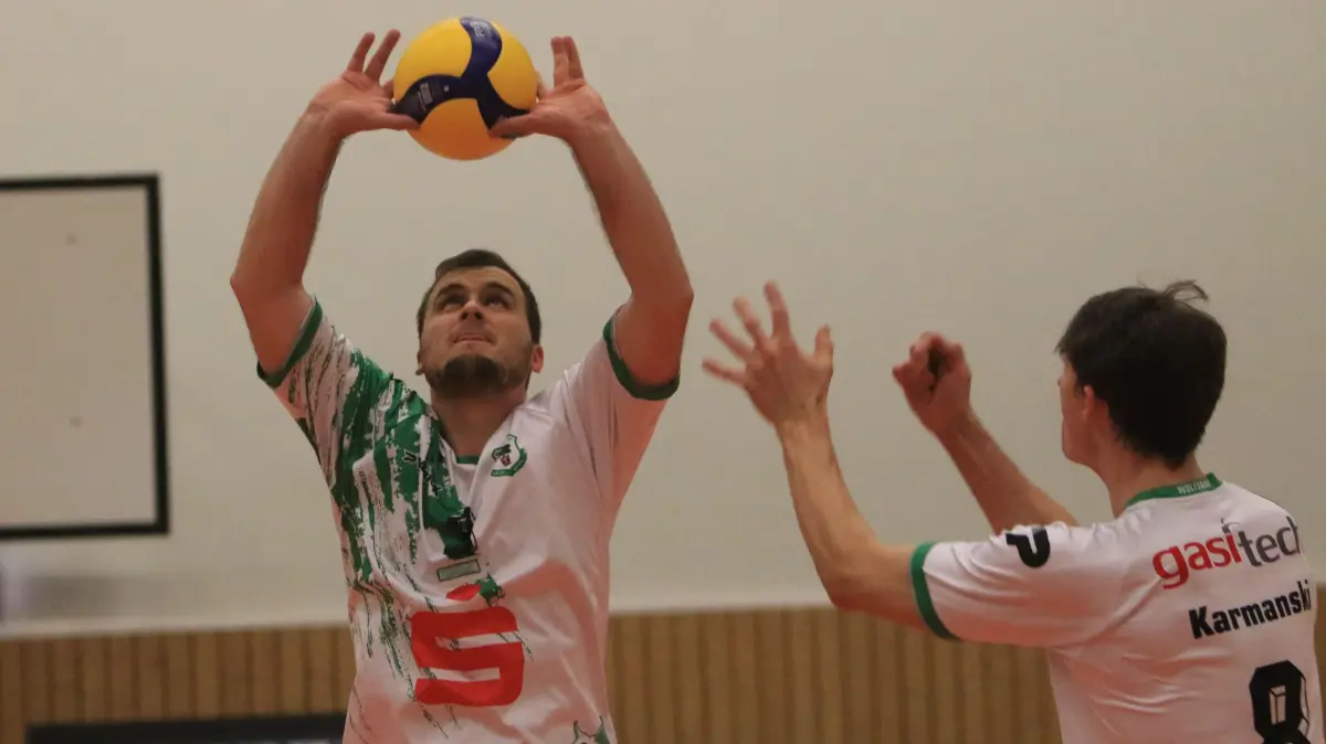 Volleyball, 2. Bundesliga: SV Lindow-Gransee mit Zuspieler Philipp Jankowski, Kandidat Sportler der Woche