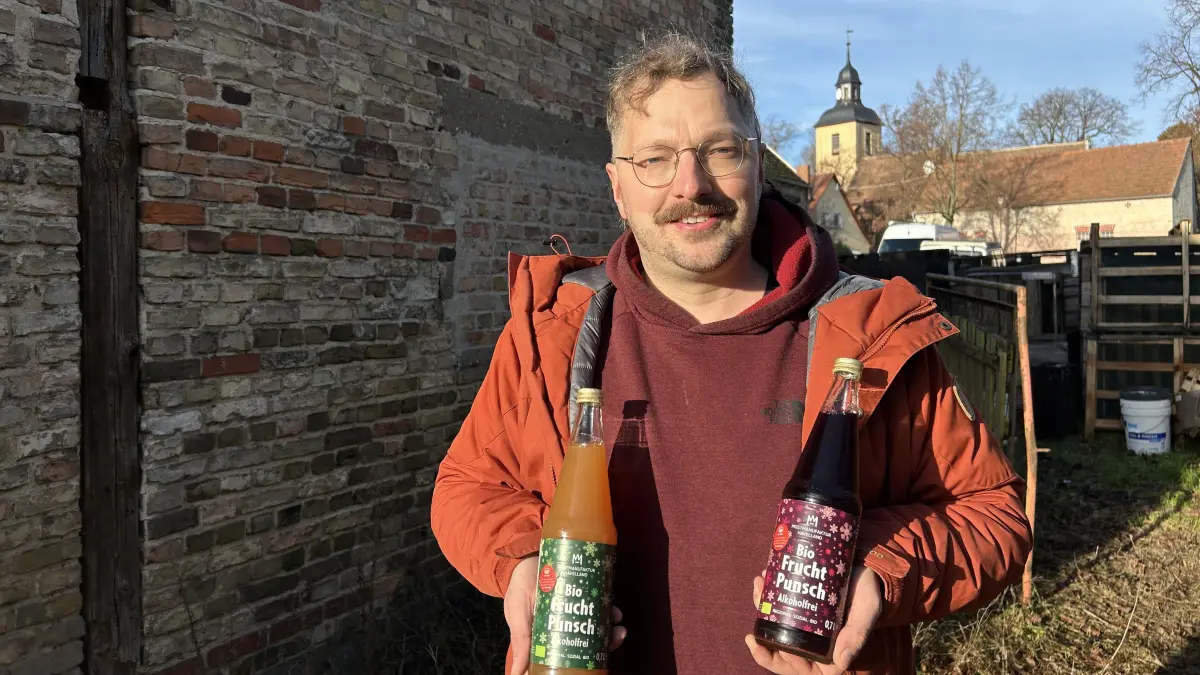Achim Fießinger betreibt die Mostmanufaktur Havelland.