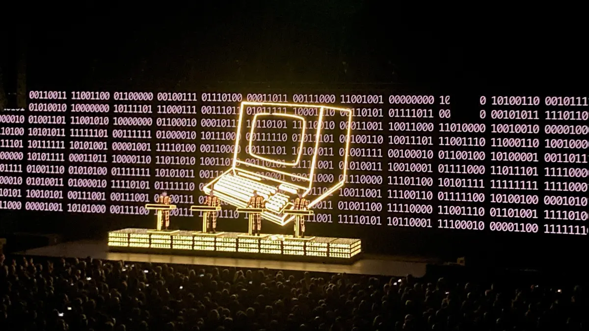 Helden der Elektromusik: Kraftwerk in der Uber Eats Arena in Berlin