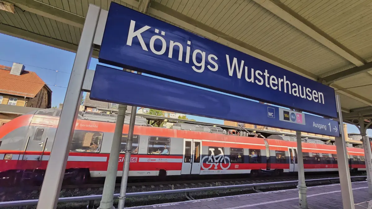 Ein RE7 in Königs Wusterhausen
