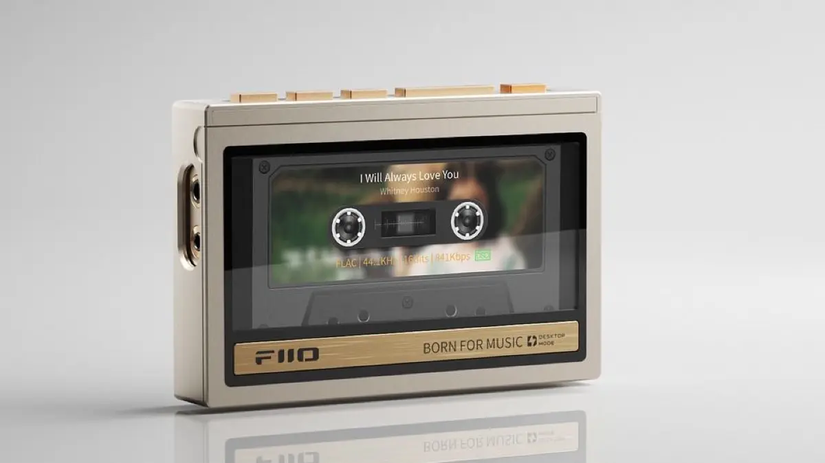 Modern im Retro-Gewand: Der FiiO M21 sieht mit dem Walkman-Kit dem Original sehr ähnlich.