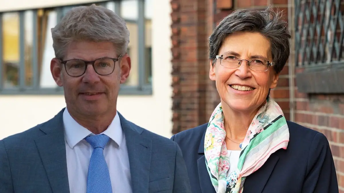 Bürgermeisterwahl am 15. Februar 2026 in Neuenhagen, Kandidaten Ansgar Scharnke und Dr. Ilka Goetz