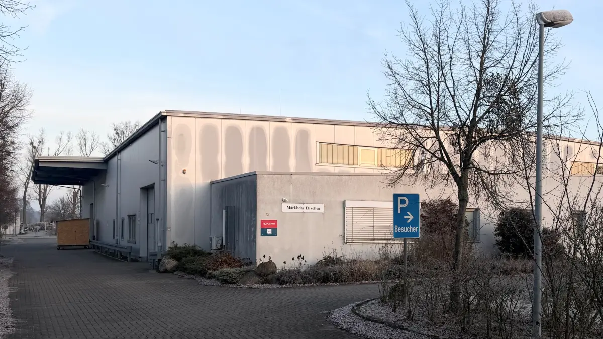 Verdacht auf Produktpiraterie: Was passierte in dieser Gewerbeimmobilie nach der Insolvenz der Firma Märkische Etiketten?
