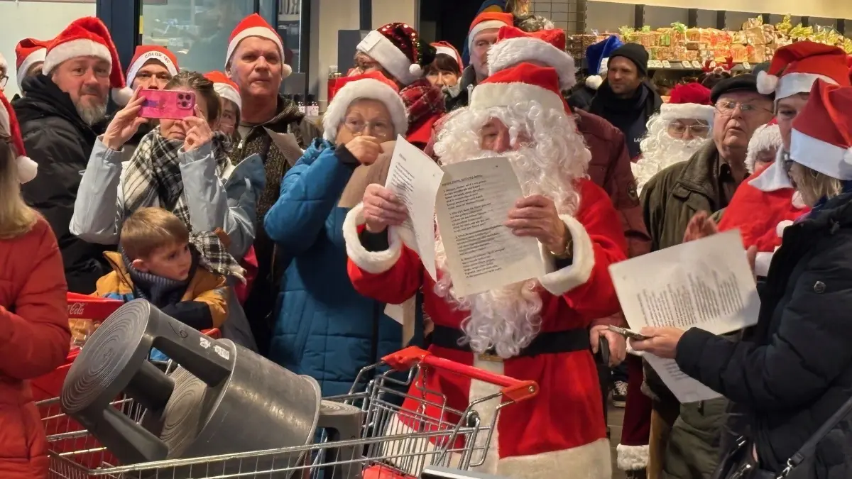 Weihnachtswette Rewe Zehdenick