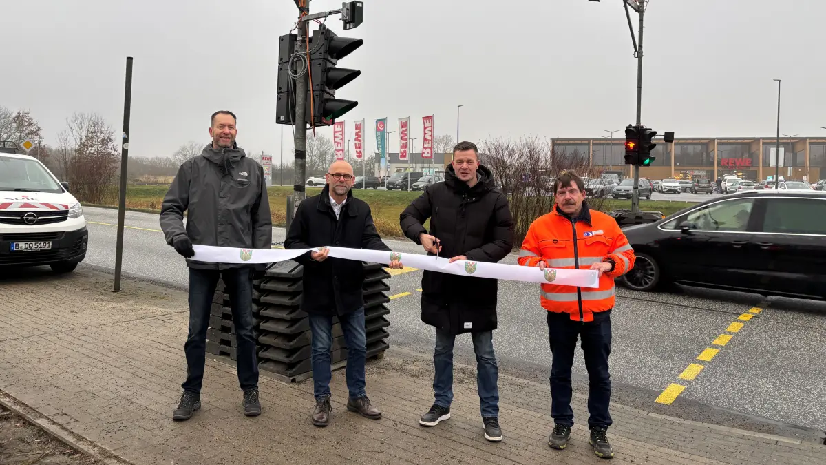 Ampel in Blumberg