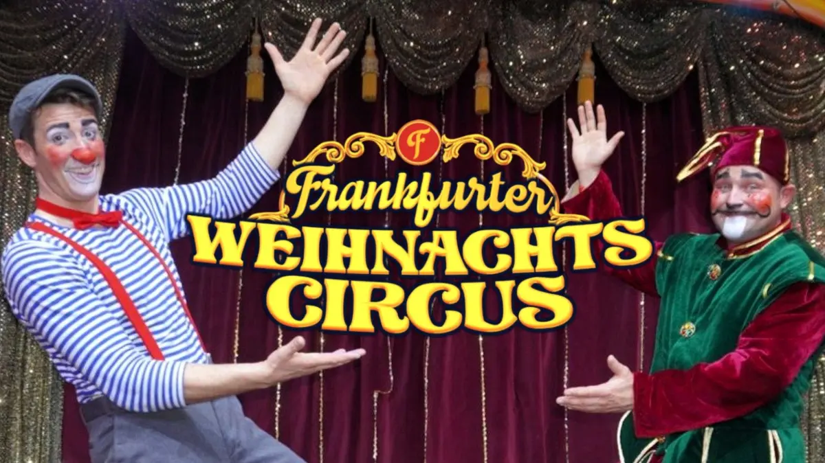Frankfurt (Oder). Frankfurter Weihnachtszirkus Weihnachtscircus 2025. Die Clowns Hatschbu und John. Datum unbekannt. Foto: John Leyseck