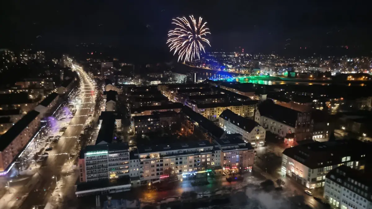 Silvester in der 24. Etage im Oderturm in Frankfurt (Oder). Viele Besucher erinnern sich an die Zeit im Hochhauscafé.