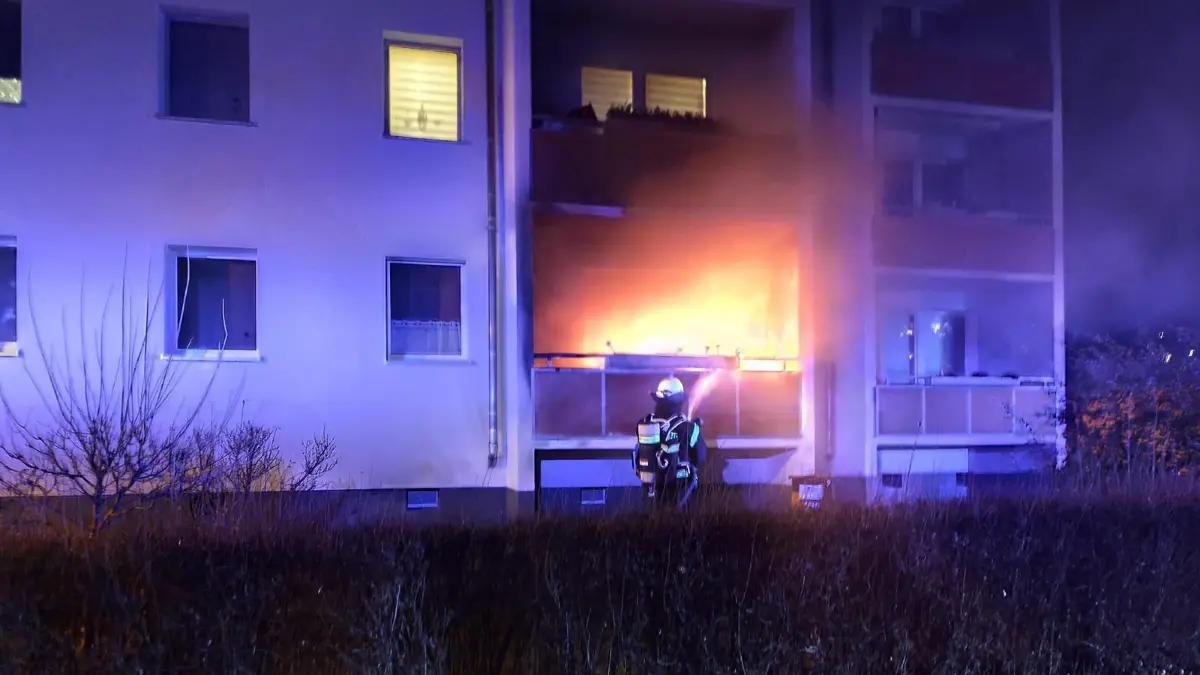 Brände und Feuer in der Silvesternacht in Königs Wusterhausen