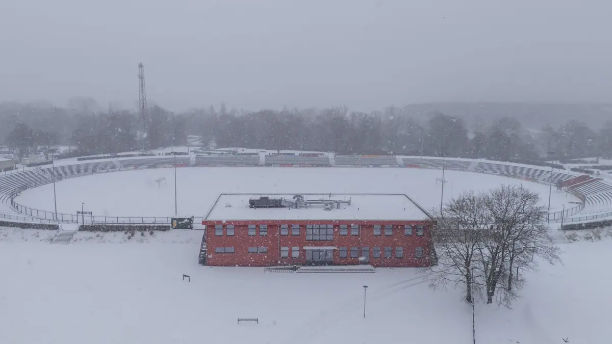 Das Stadion der Freundschaft in Frankfurt (Oder)