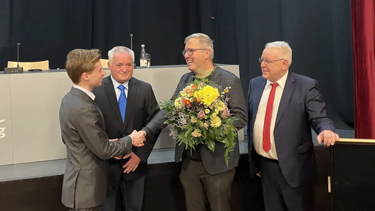 War acht Jahre Bürger von Oranienburg: Alexander Laesicke (parteilos) wurde offiziell verabschiedet.