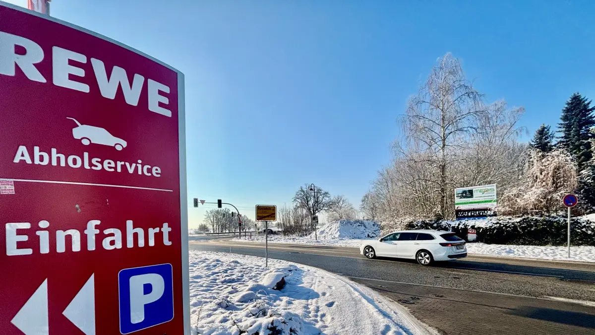 Grundstück gegenüber Rewe in Neuenhagen, möglicher Standort für Ärztehaus
