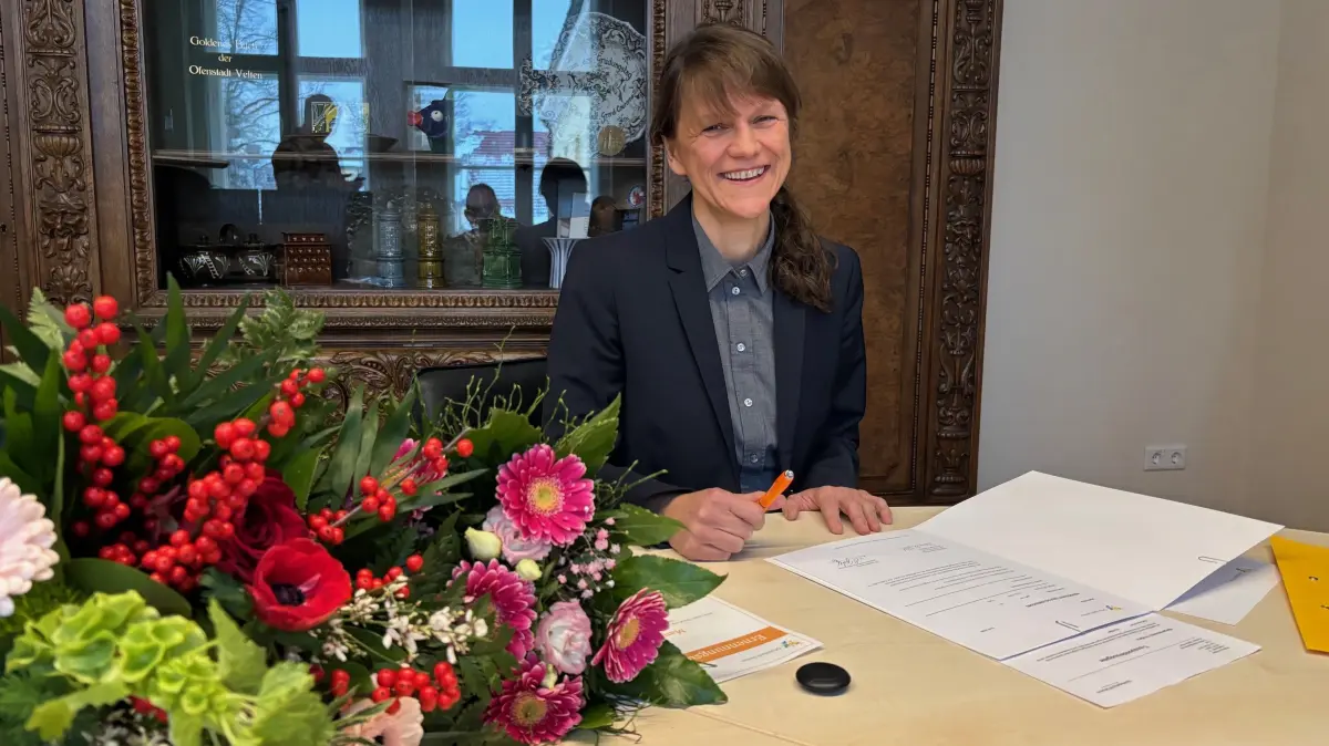 Amtseinführung Bürgermeisterin Manuela Nebel Velten Rathaus Rüchel-Machler, Gordjy Andreas Noack