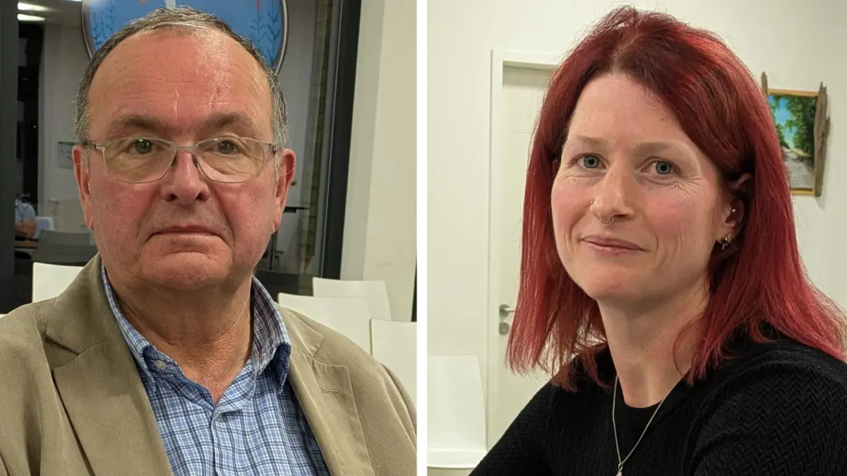 Lutz Grieben (Linke) und Franziska Pawel (CDU), 14.1.26