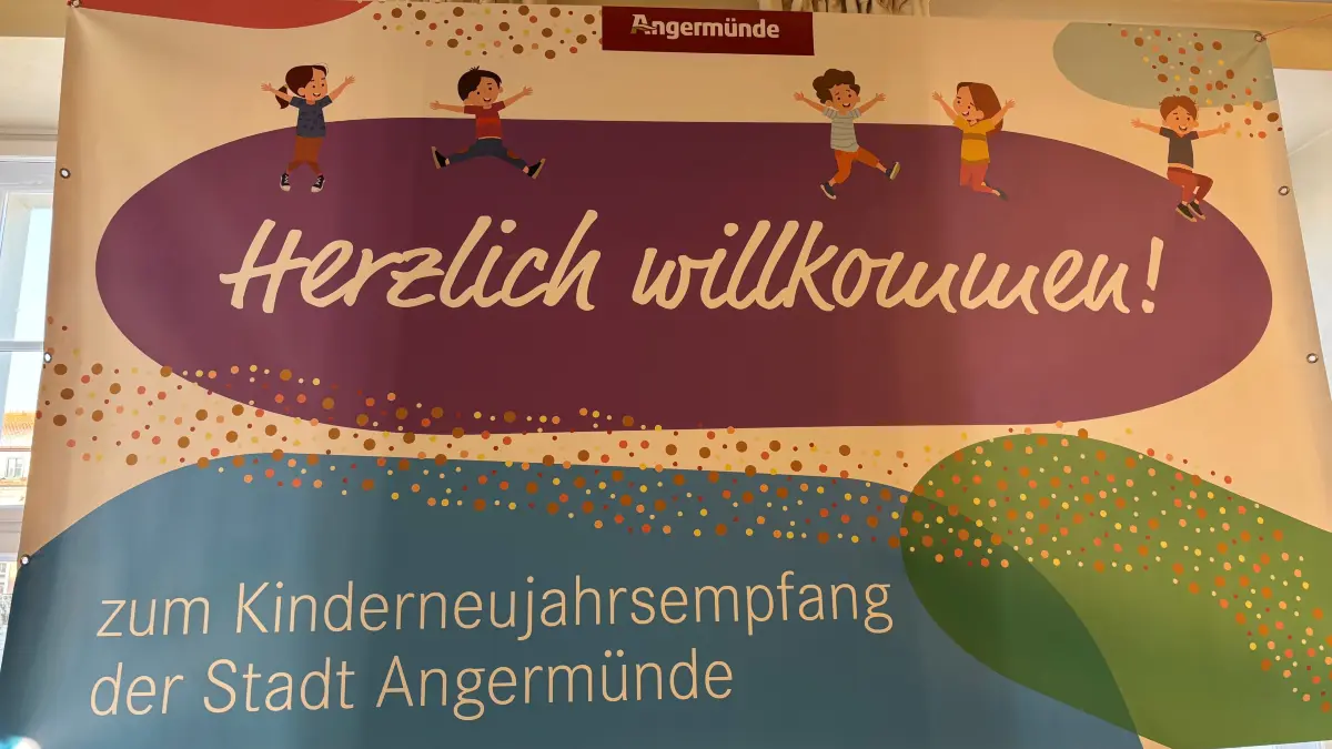 Kinderneujahrsempfang in Angermünde: Die Stadt lud auch 2026 wieder den Nachwuchs zum traditionellen eigenen Neujahrsempfang ins Rathaus ein.