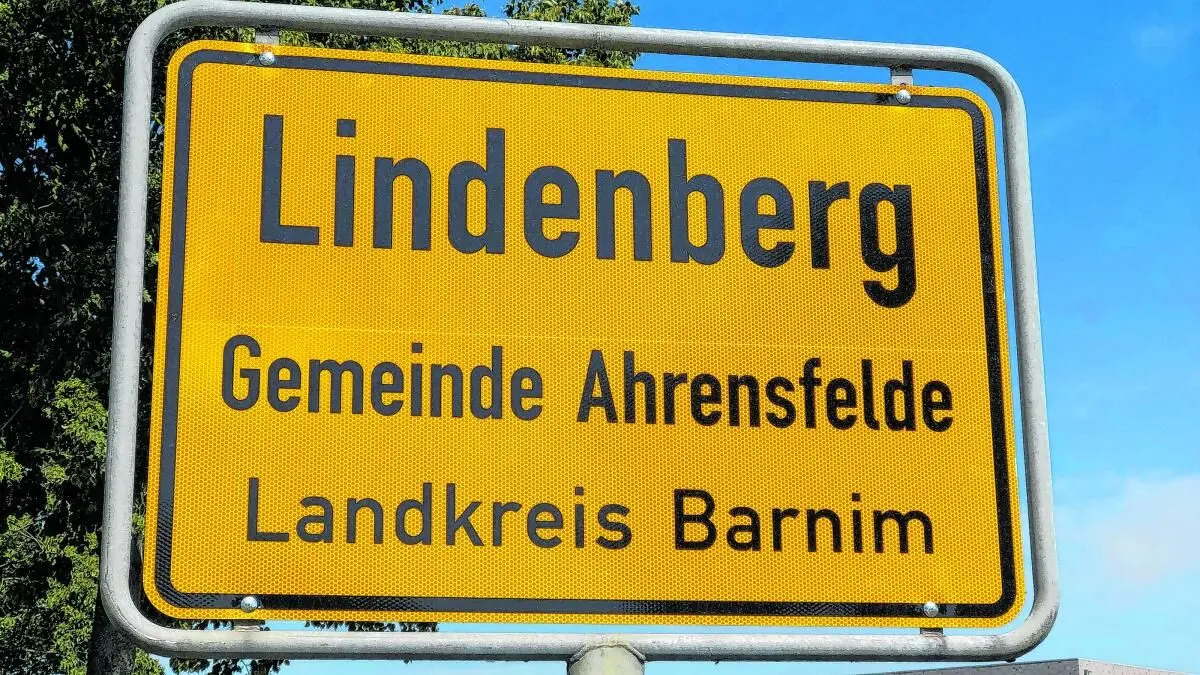 Ortseingangsschild Lindenberg