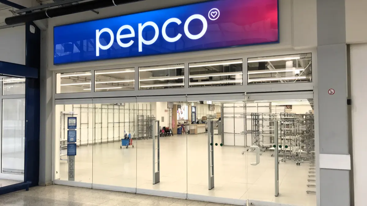 Eisenhüttenstadt. City Center. Die Filiale von Pepco, insolventer Discounter aus Polen, ist seit dem 22.01.2026 wieder geschlossen. Eröffnet worden war sie im April 2024. Foto vom 23.01.2026 Foto: Frank Groneberg