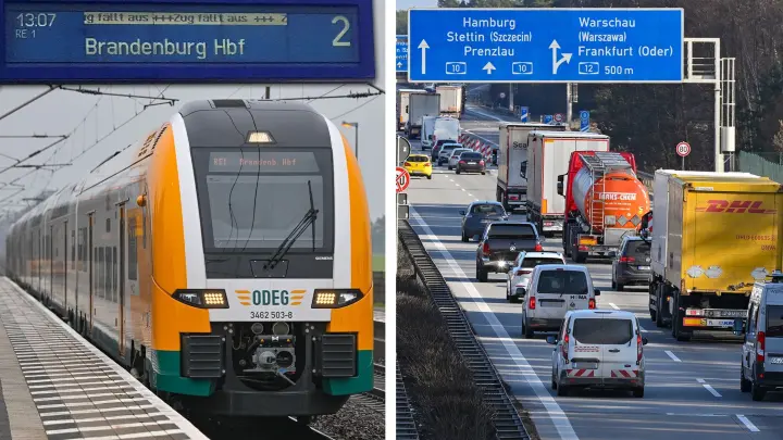 Störung bei Bus und Bahn, Stau auf Autobahn und mehr