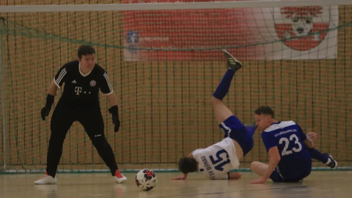 Hallenfußball Kreismeisterschaft Oberhavel/Barnim, Sieger FSV Bernau II vor Zepernick II und Löwenberg
