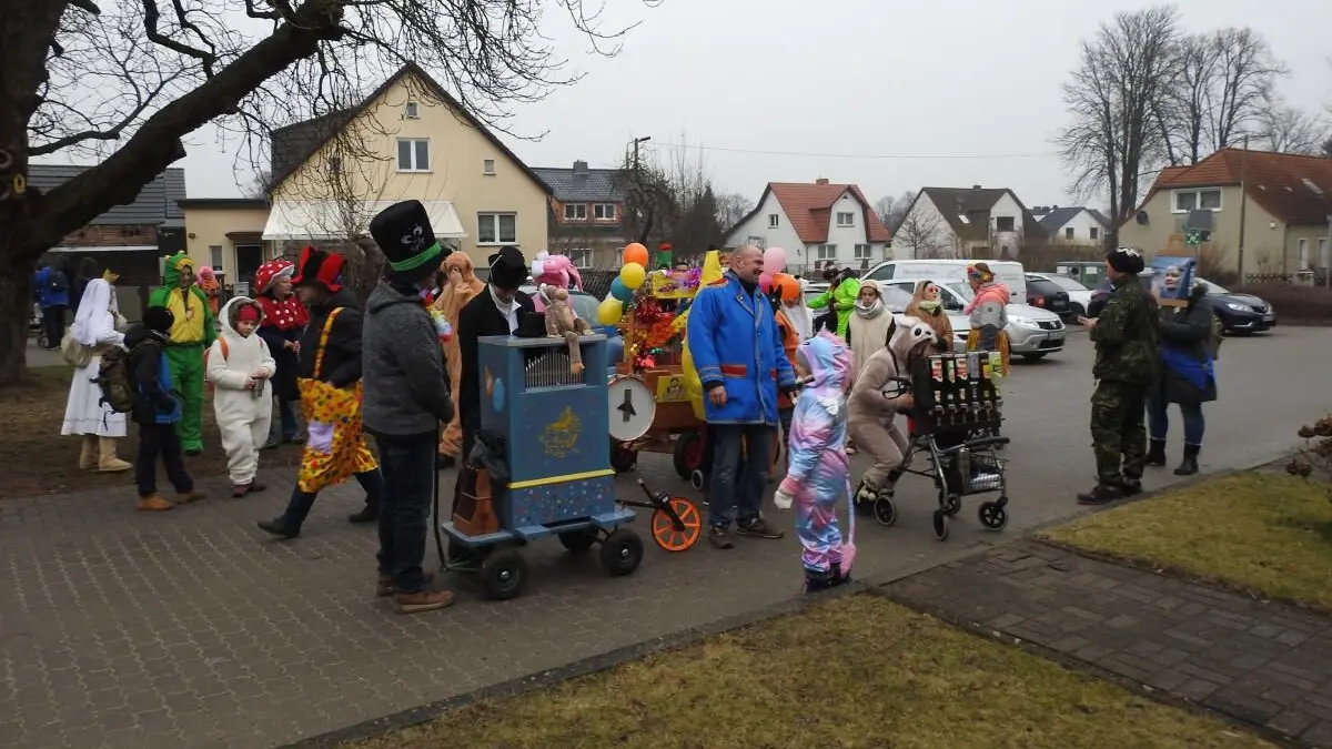 Zampern in Schönfließ in einem früheren Jahr