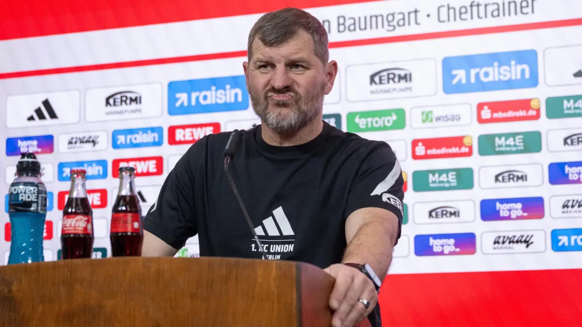 1. FC Union PK 2025/26: Fußball, Herren, Saison 2025/2026, 1. Bundesliga, 1. FC Union Berlin, Trainer Steffen Baumgart (1. FC Union Berlin), 29.01. 2028, Foto: Matthias Koch