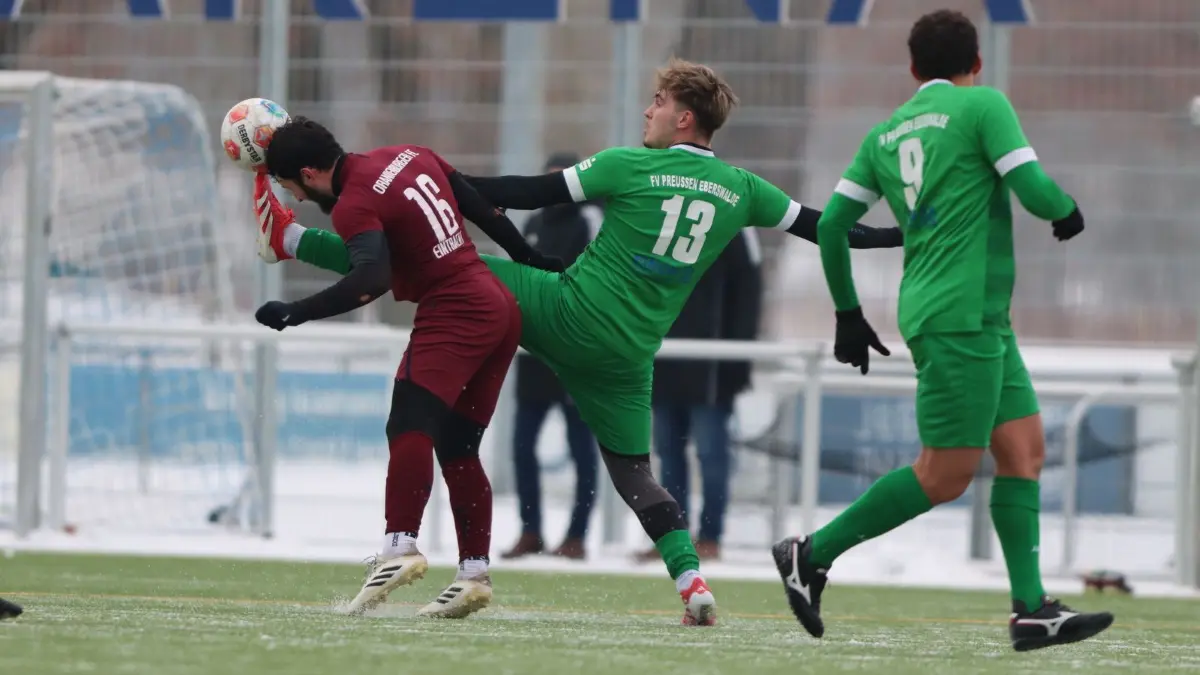Testspiel Oranienburger Fc Eintracht gegen Preussen Eberswalde mit Mansour Musaitov und Jakub Pacala