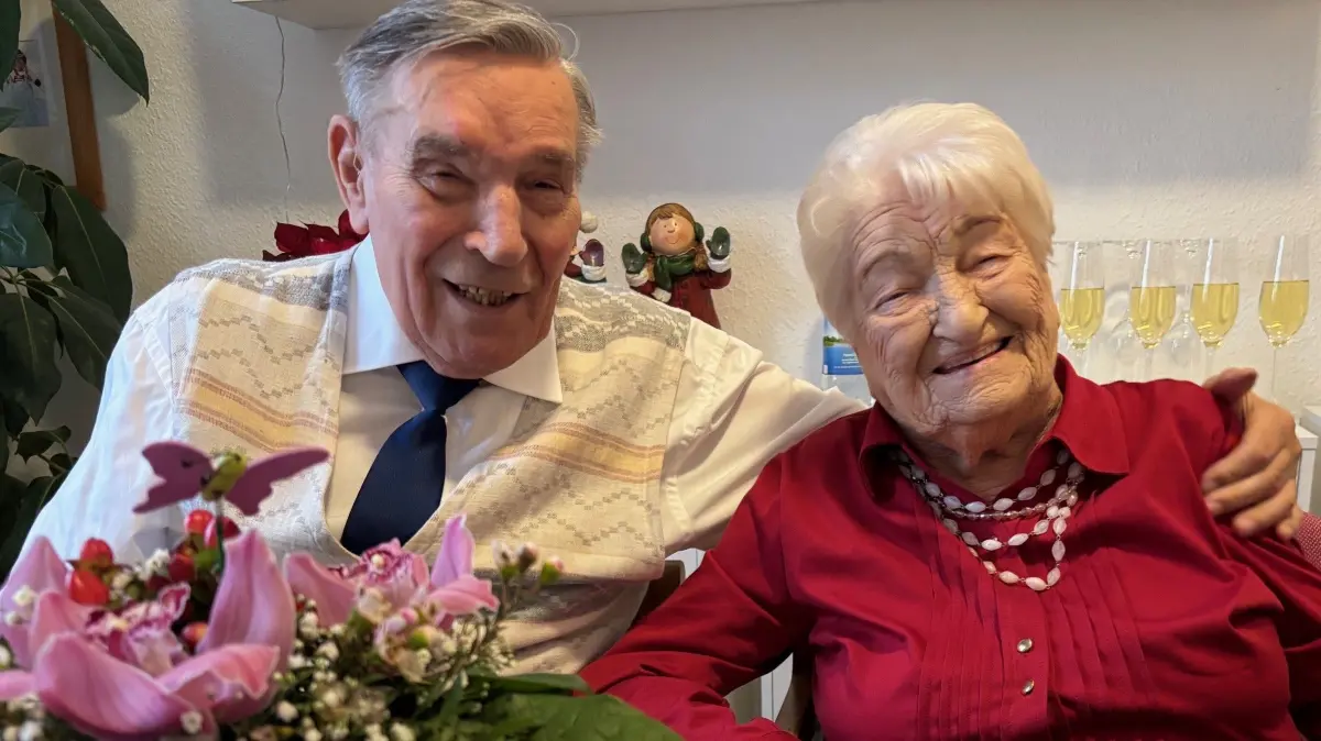Seit 70 Jahren sind Ingrid und Klaus Harwardt verheiratet. Ihre Gnadenhochzeit feierten sie am Mittwoch, 11. Februar, in Neuruppin zusammen mit ihren vier Kindern.