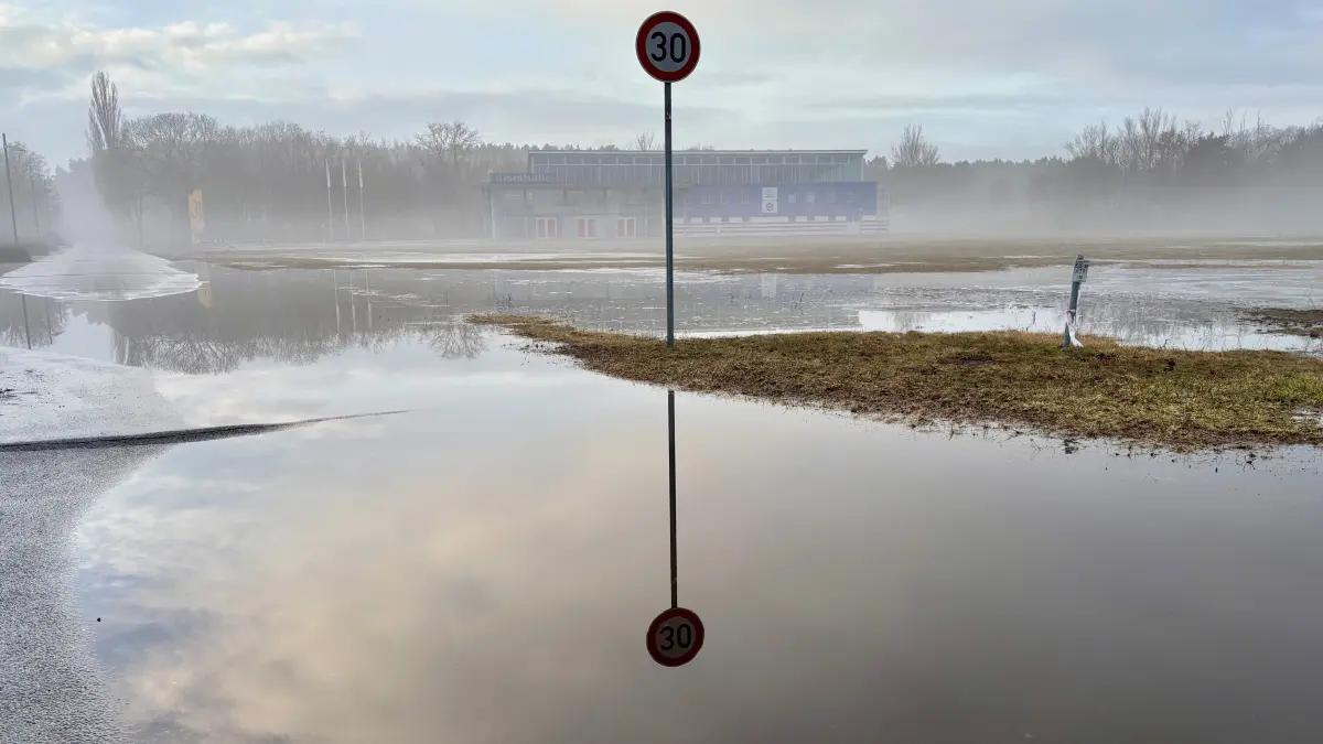 Tauwetter in Eisenhüttenstadt