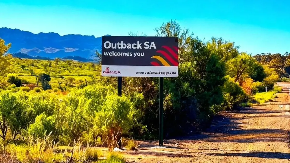 Eine andere Welt. Das Outback bei den Flinders Ranges nördlich von Adelaide.