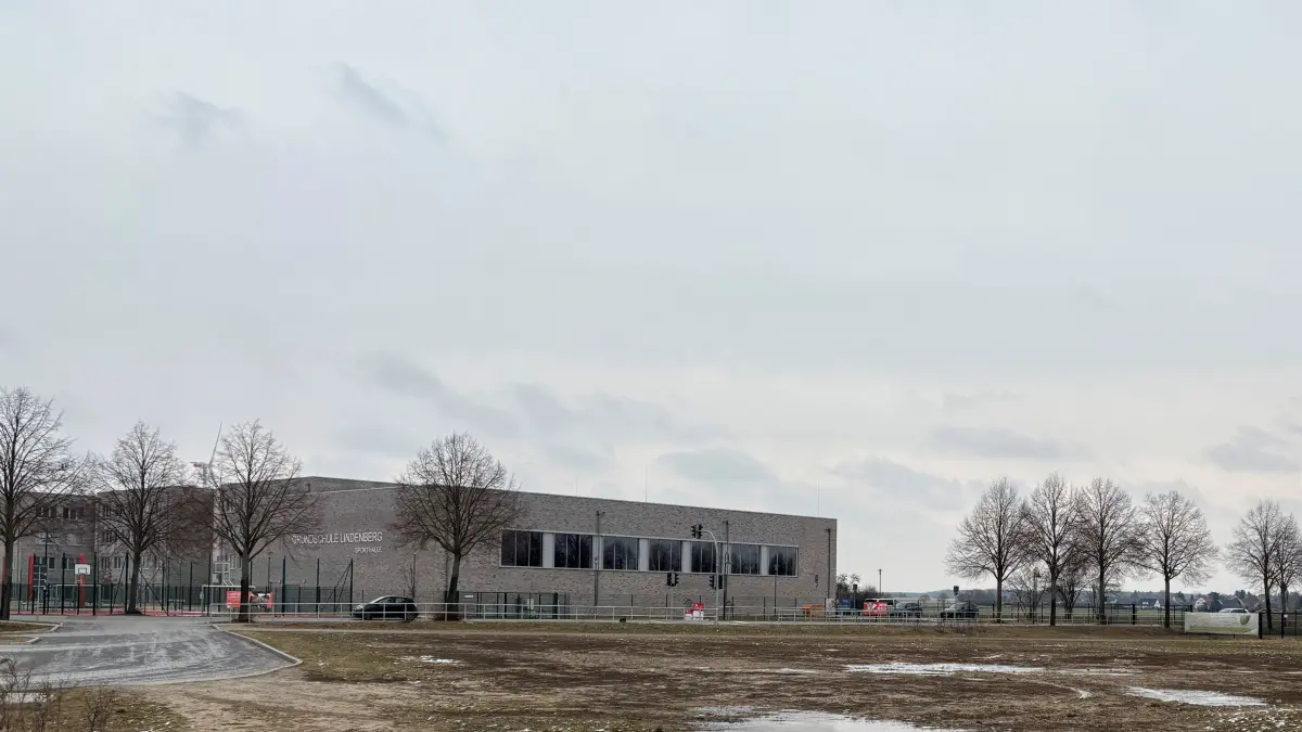 Gelände des Interims-Gymnasiums in Lindenberg