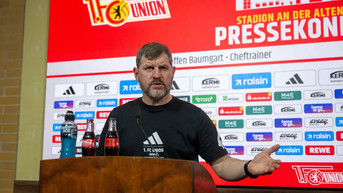1. FC Union PK 2025/26: Fußball, Herren, Saison 2025/2026, 1. Bundesliga, 1. FC Union Berlin, Trainer Steffen Baumgart (1. FC Union Berlin), 26.02. 2026, Foto: Matthias Koch